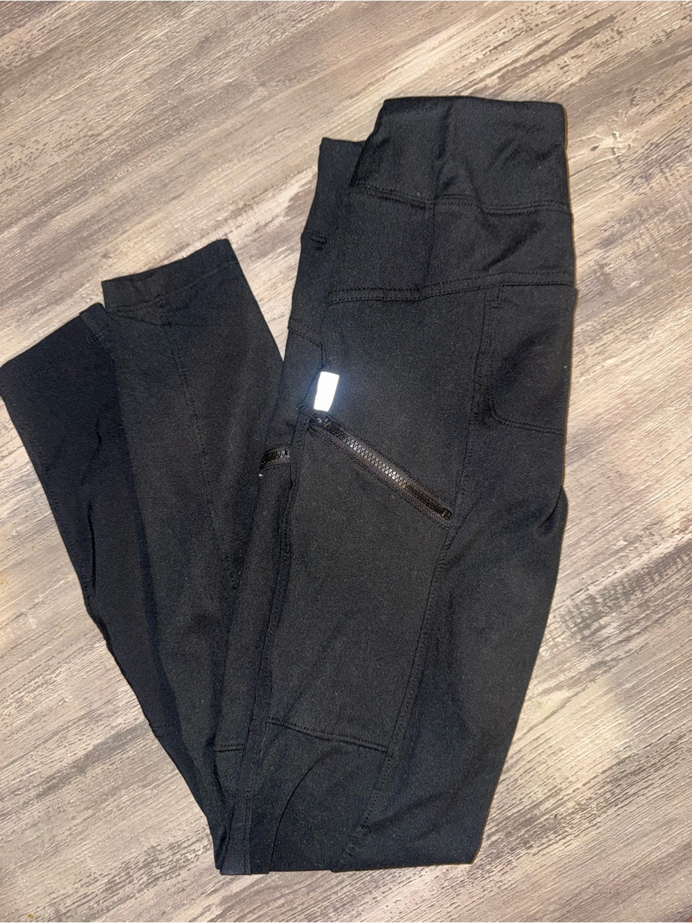 Magellan Outdoors Black Athletic Jogger Pants with Zip Pocket